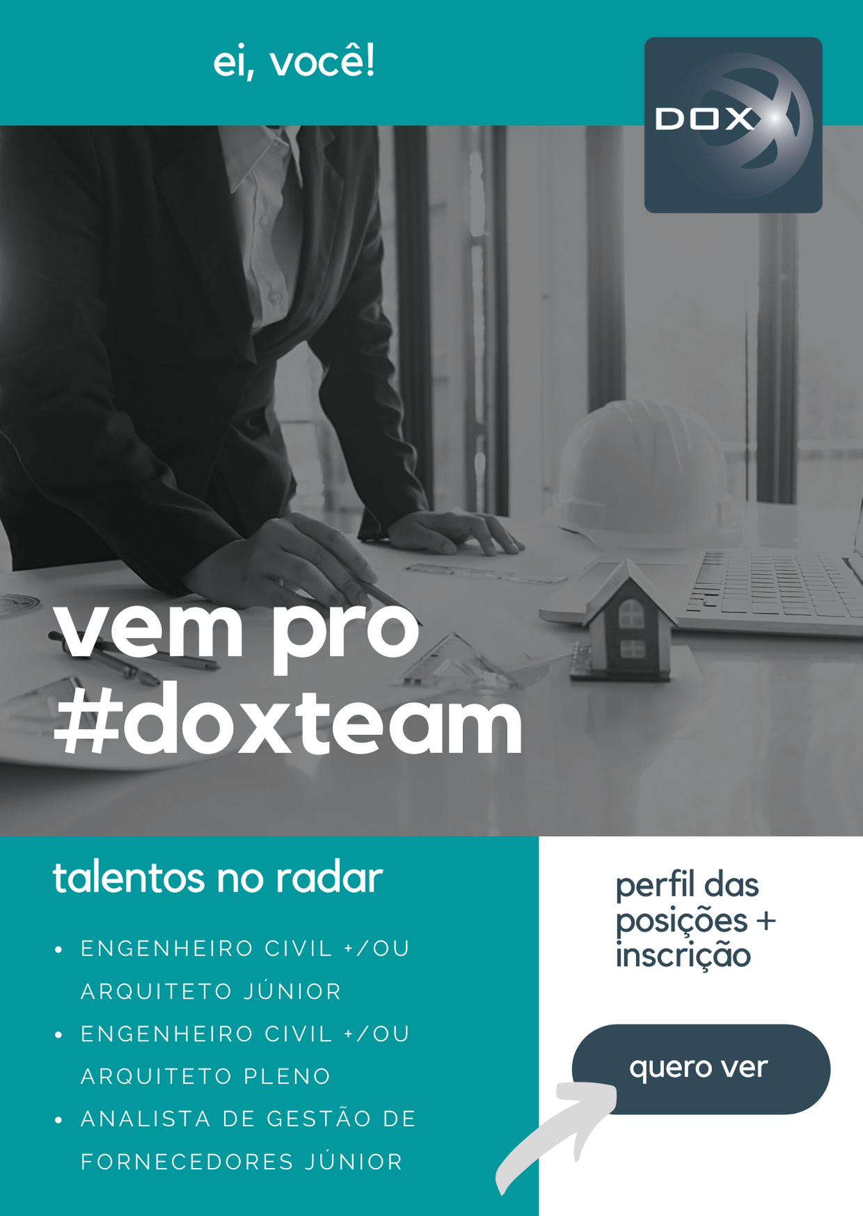 Oportunidades no DOX Team em Maio 2021